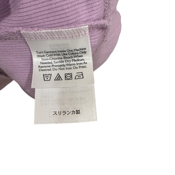 EDDIE BAUER Women's Lavender V-Neck 3/4 Sleeve Pullover Sweatshirt Size XXL - Picture 8 of 10